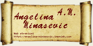 Angelina Minašević vizit kartica